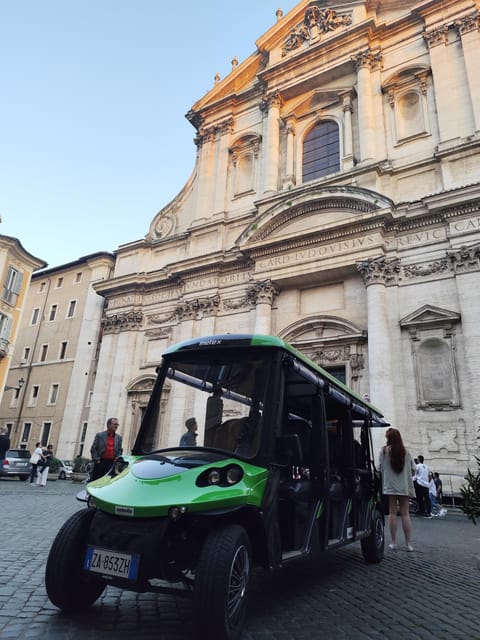 Rome: City Highlights Golf Cart Tour With Aperitivo - Frequently Asked Questions