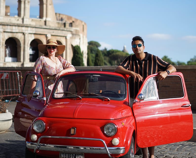 Rome: Fiat 500 Experience With Gelato and Photos - Tips for Enjoying Your Tour