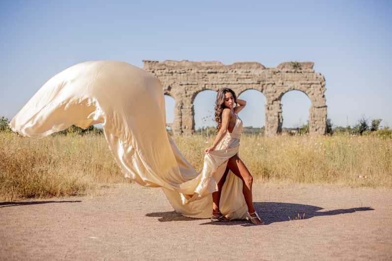 Rome: Flying Dress Photoshoot at Parco Degli Acquedotti - Tips for the Perfect Shoot