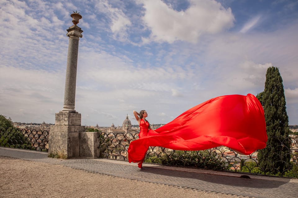 Rome: Flying Dress Photoshoot at Pincio and Villa Borghese - Tips for Your Photoshoot