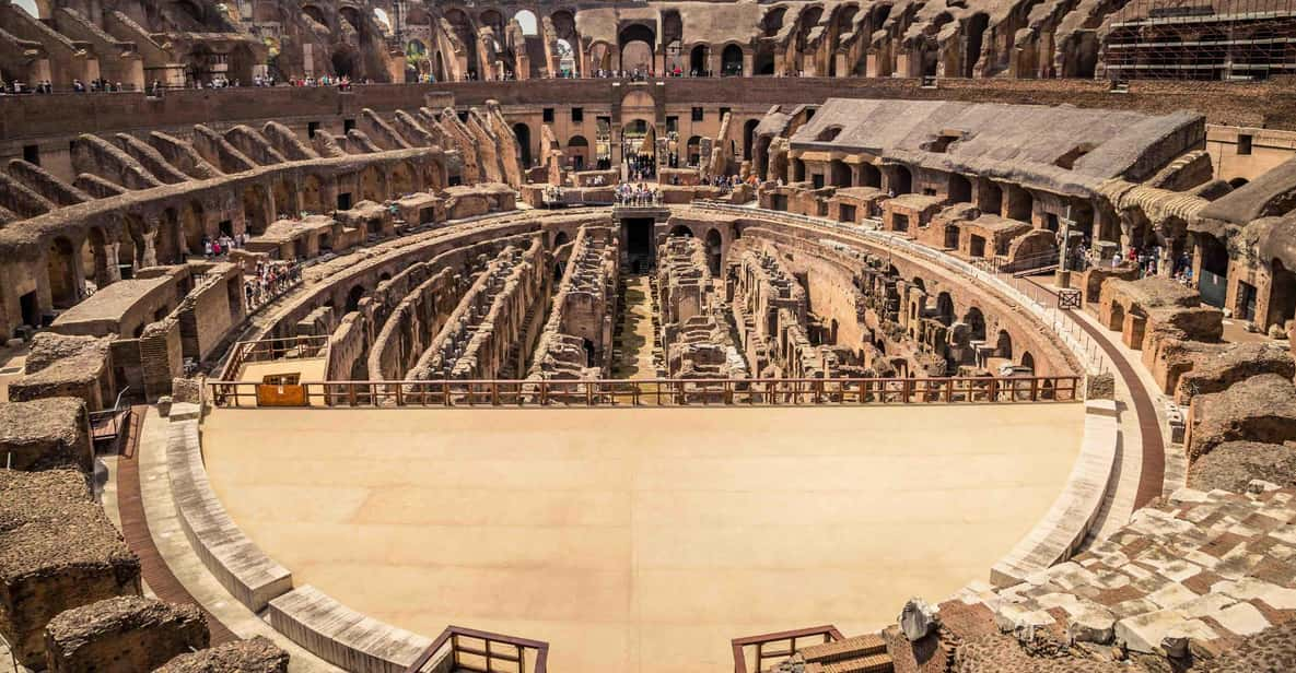 Rome: Out Of Crowds Colosseum Gladiators Arena Guided Tour - Exploring Roman Forum and Palatine Hill