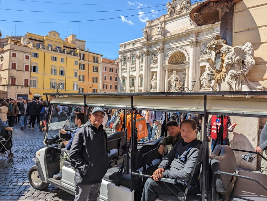 Rome: Private Golf Cart Tour With Hotel Pickup - Local Insights