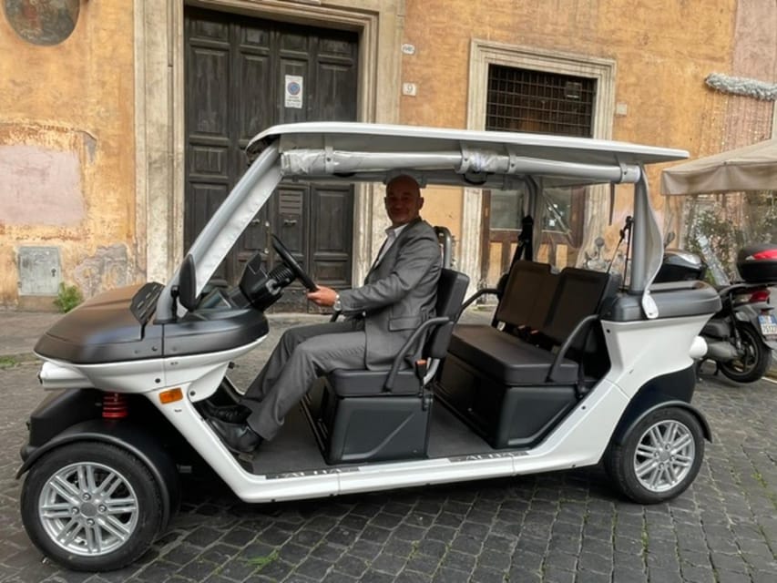 Rome: Private Sightseeing Tour by Golf Cart - Accessibility Information