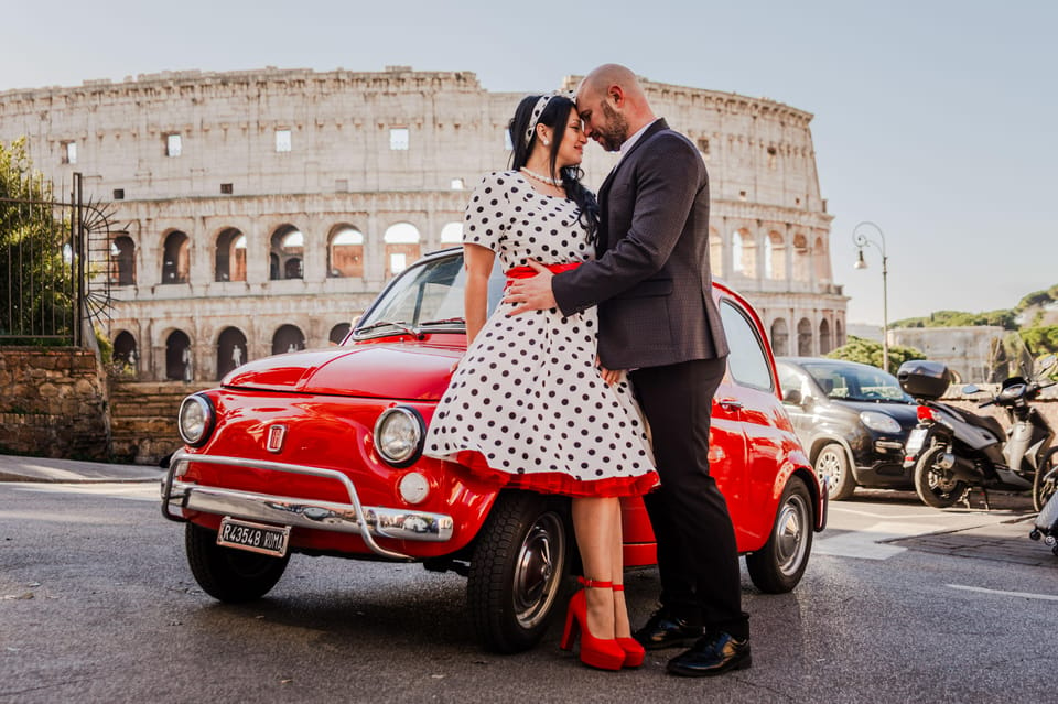 Rome: Professional Photoshoot With 500 Fiat - Frequently Asked Questions