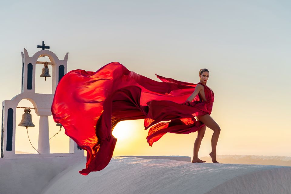 Santorini: Flying Dress © Photoshoot Express Package - Customer Experiences and Reviews