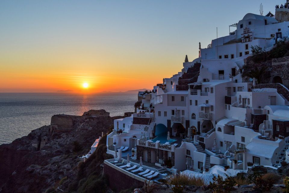 Santorini Island Bus Tour and Caldera Sunset Cruise - Exploring Pyrgos Village