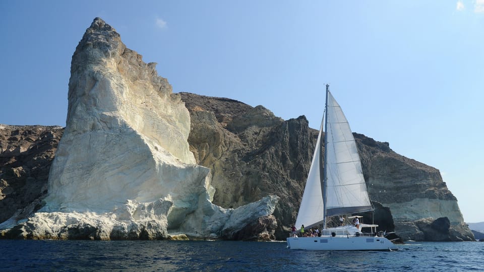 Santorini: Private Catamaran Tour With BBQ Meal and Drinks - Booking and Reservation Options