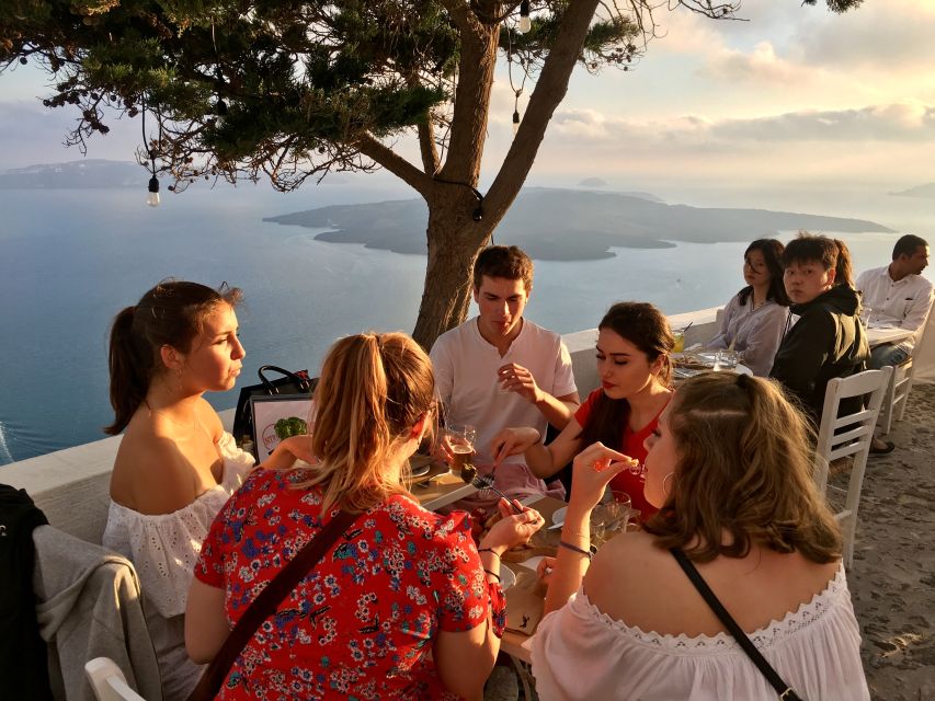 Santorini: Sunset Walking Tour With Local Food and Drinks - Savoring Local Flavors