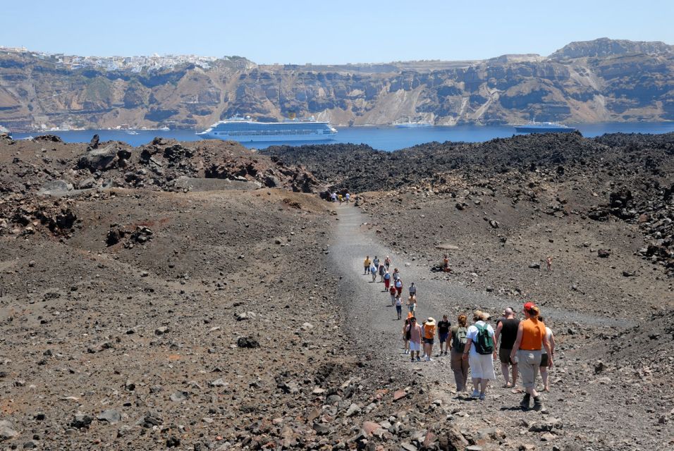 Santorini: Thirassia Islands and Volcano Guided Cruise - Relaxing in the Hot Springs