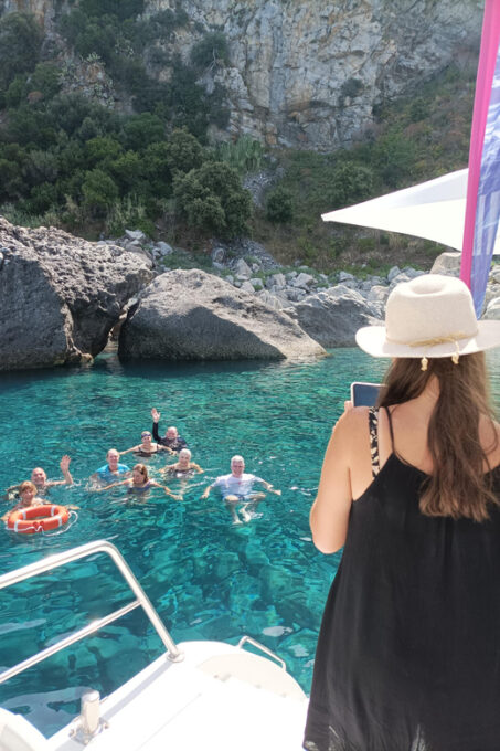 SCILLA EXCURSION COSTA VIOLA CAVE TOUR + SWIMMING - Activity Format