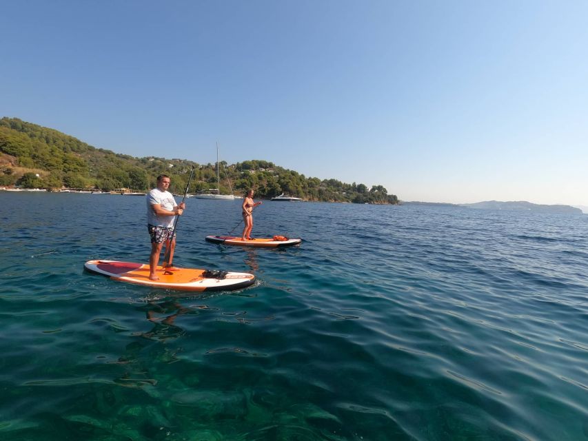 Skiathos: Guided SUP or Sea Kayaking Tour With Swim Stop - Paddling to Skiathos Town