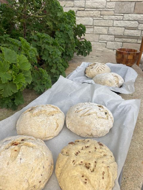 Sourdough Bread Baking Class - Olive Oil Tasting - Cretan Salad Prep