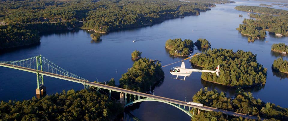 Thousand Islands: Helicopter Tour With Cider Mill and Lunch - Meeting Point and Logistics