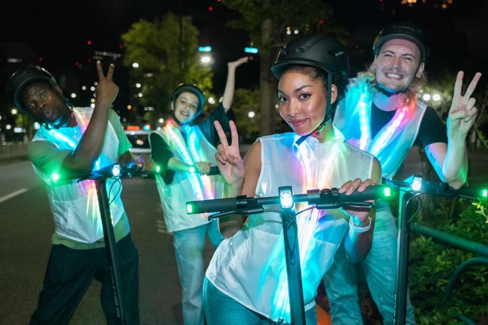 Tokyo E-Scooter Night Tour With Tokyo Tower Admission - Frequently Asked Questions