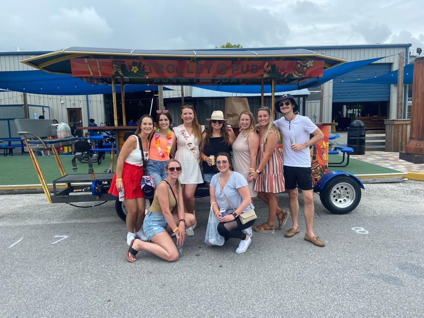 Trolley Pub Party Bike Through St. Pete With Bar+Mural Stops - Starting and Return Locations