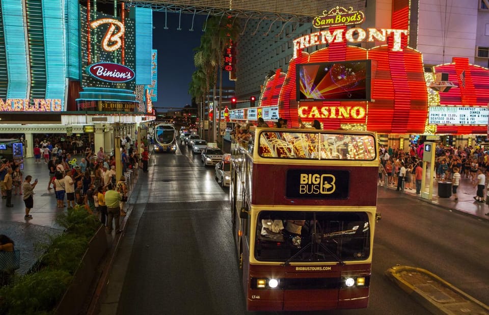 Vegas: Neon Museum Night Tour With Open-Top Bus - Capturing Photos at Iconic Spots