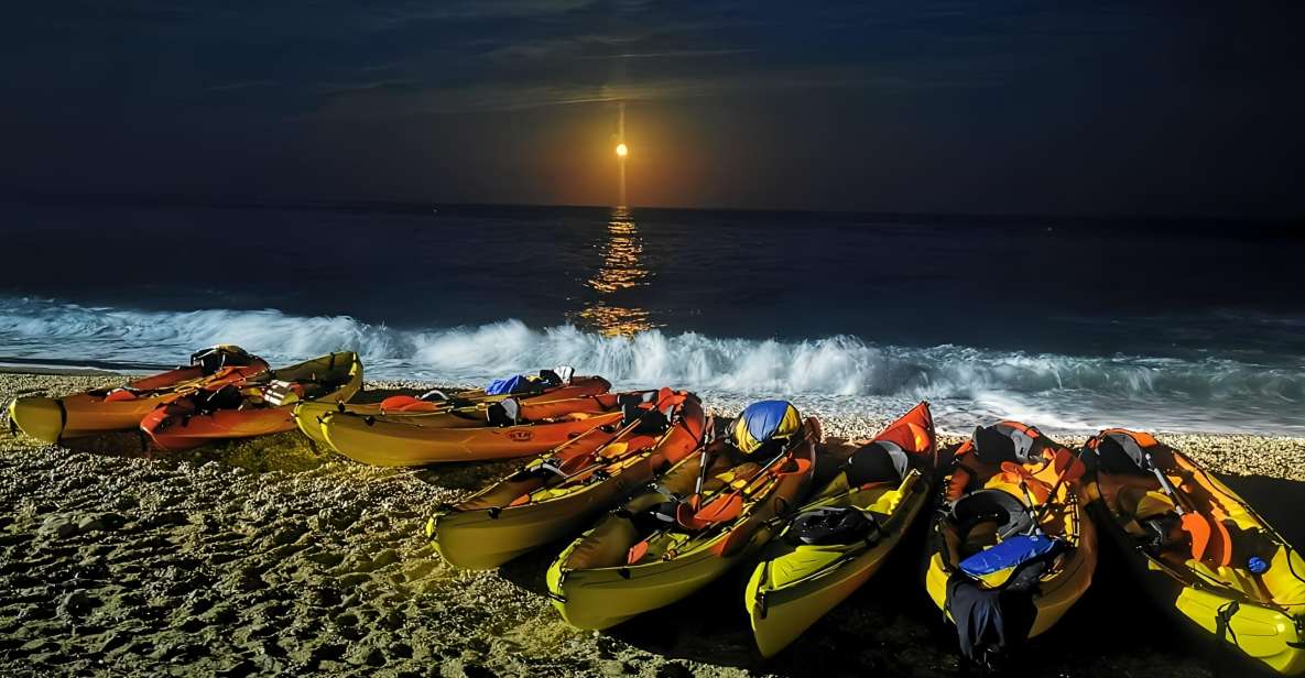 Villajoyosa: Moonlight Kayaking and Dinner Under the Stars - Unique Opportunity