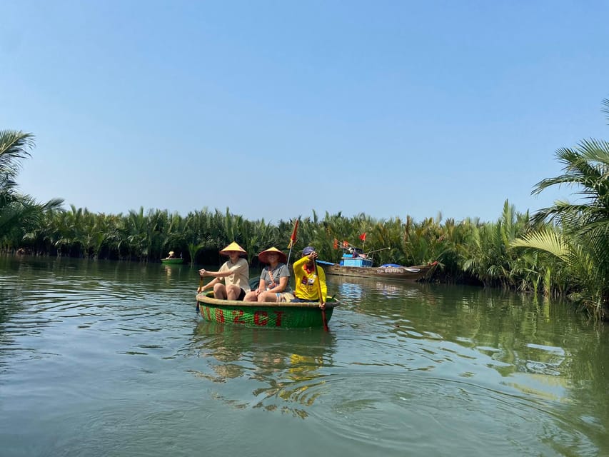 Water Coconut Basket Boat Hoi An Private Bike Tour - Basket Boat and Crab Catching