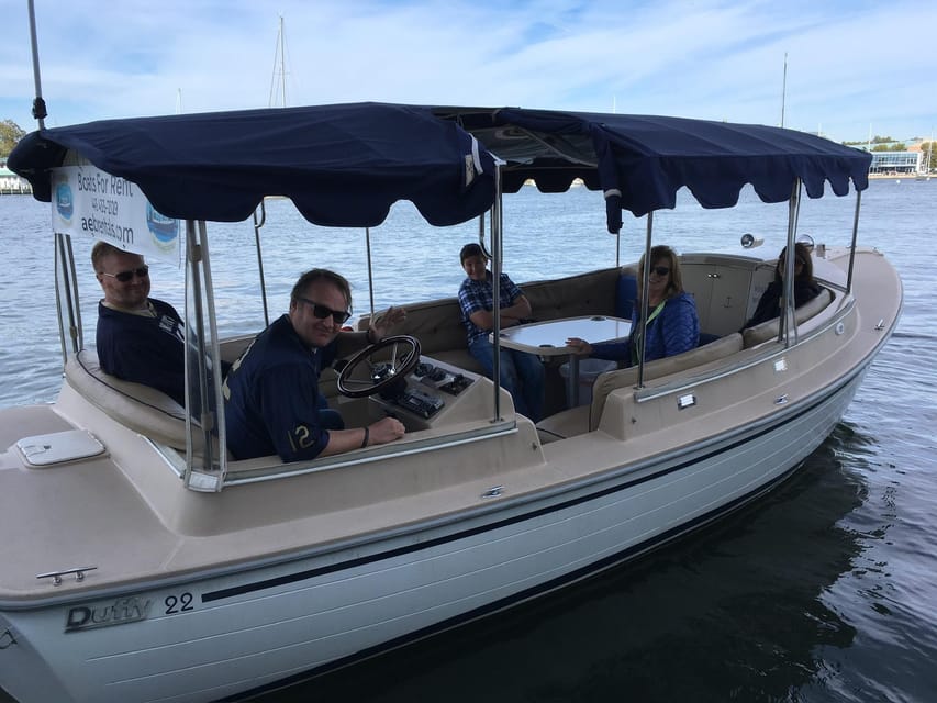 Annapolis: Electric Boat Rental - Duffy Sun Cruiser - 10ppl - Booking Process