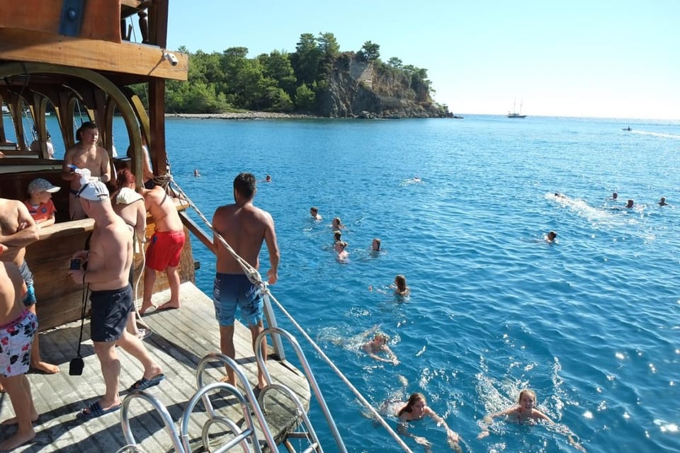 Antalya: Beach & Waterfalls Boat Trip W/ Lunch & Soft Drinks - Frequently Asked Questions