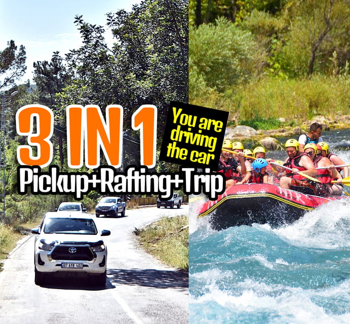 Antalya: Guided Self-Driven Jeep Tour With Rafting and Lunch - Day of the Tour Tips