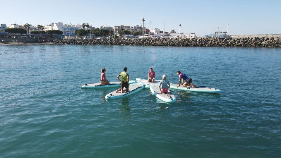 Arguineguín: Stand-Up Paddleboard Yoga Class With Instructor - No Prior Experience Needed