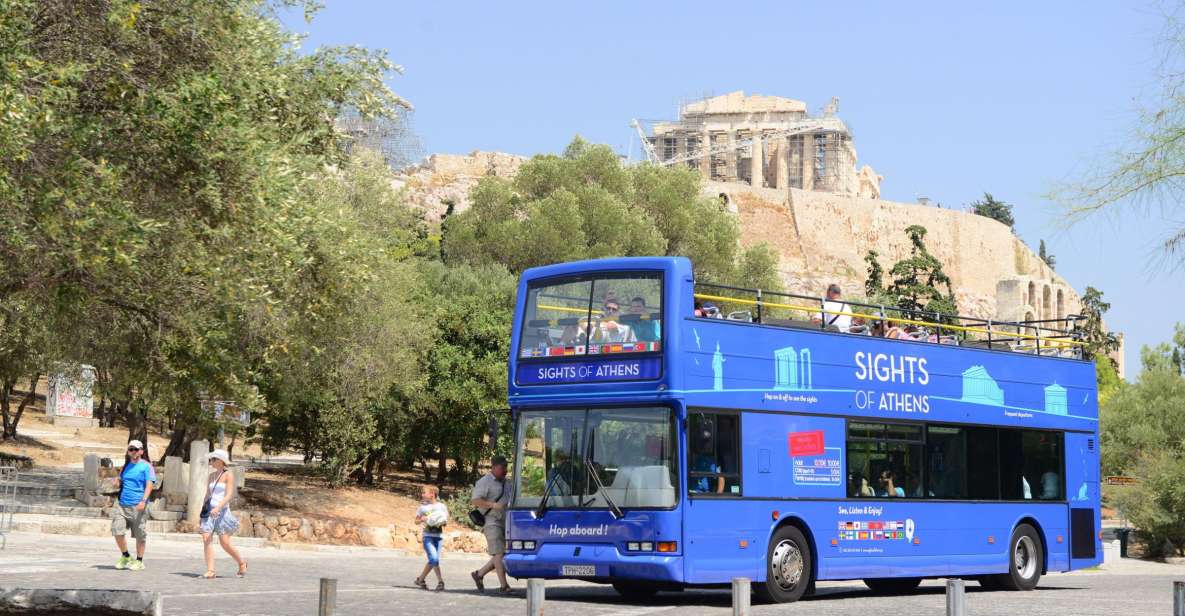 Athens, Piraeus, and Coastline: Blue Hop-On Hop-Off Bus - Free Cancellation and Refund Policy