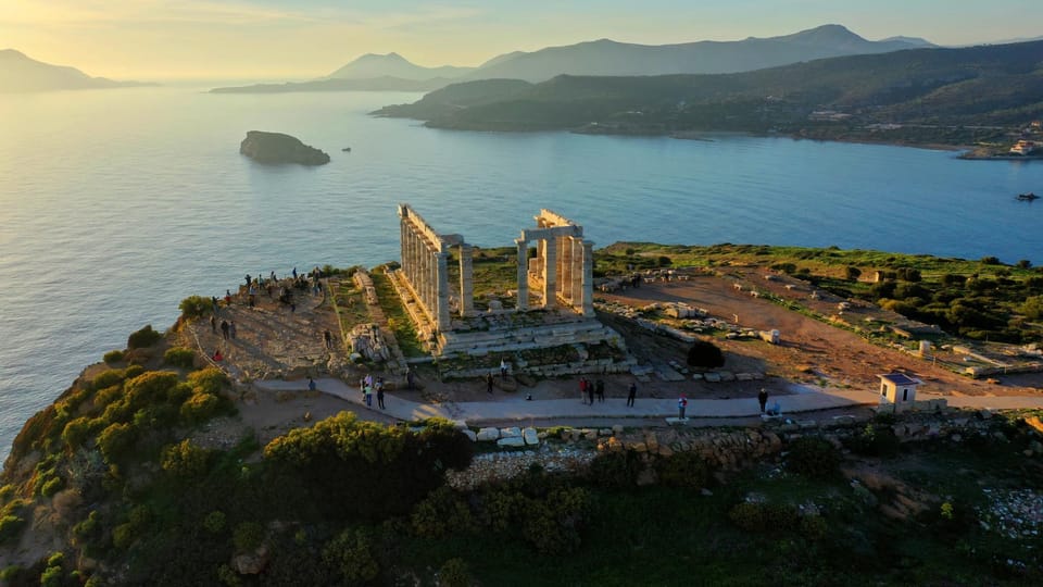 Athens: Sounio Poseidon Temple and Athenian Riviera Day Trip - Hidden Beach