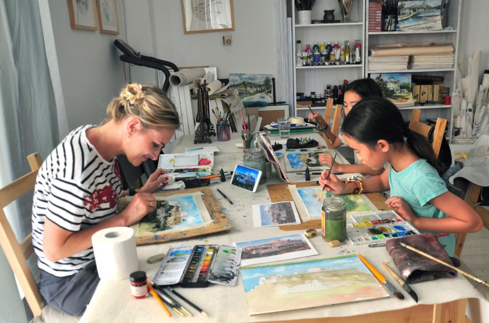 Athens: Watercolor Painting Workshop With Acropolis - Additional Information