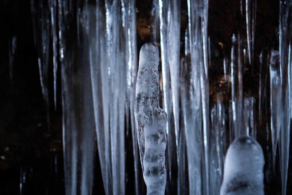 Bamboo Ice Cave: Snowshoe to See a Natural Phenomenon! - Recap