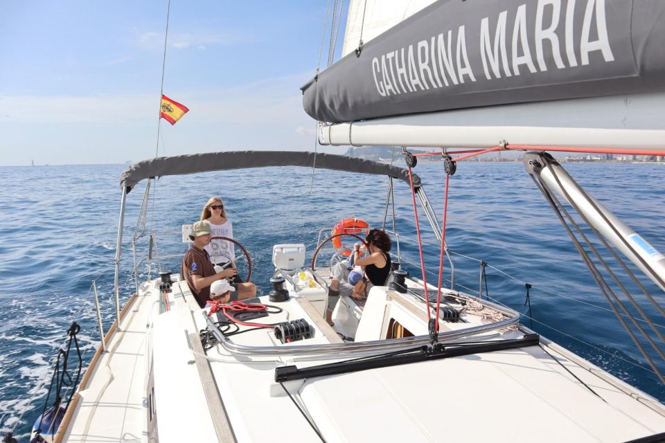 Barcelona: 2-Hour Sailboat Tour With Paddle Boarding - Water Activities