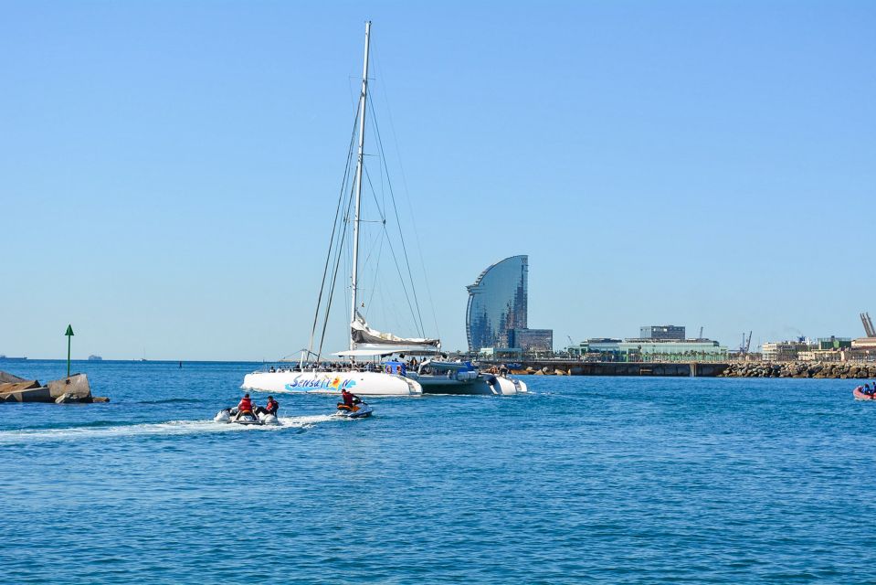 Barcelona: Catamaran Party Cruise With BBQ Meal - How to Book