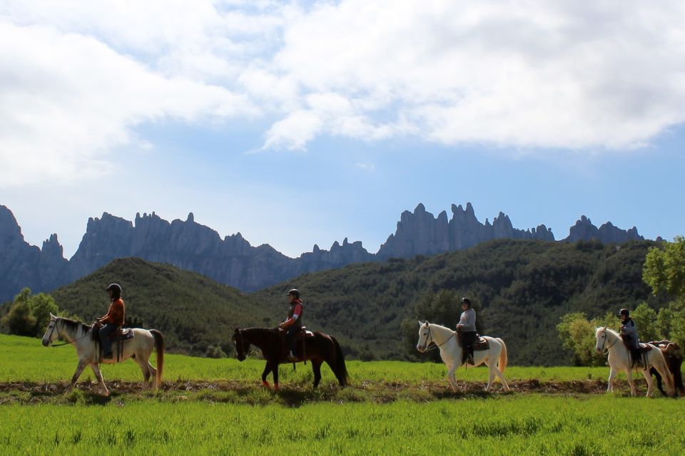 Barcelona: Walking and Horse Riding Day-Trip in Montserrat - Inclusions, Exclusions, and Cancellation