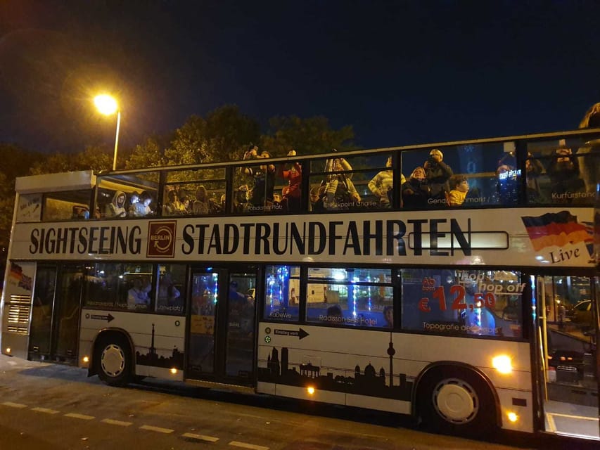 Berlin: Light Festival Bus Tour With Live Commentary - Tour Duration and Departure