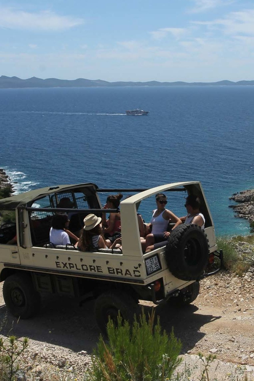 Brač: Island Exploration Tour by Four-Wheel Drive Jeep - Family Farm Lunch