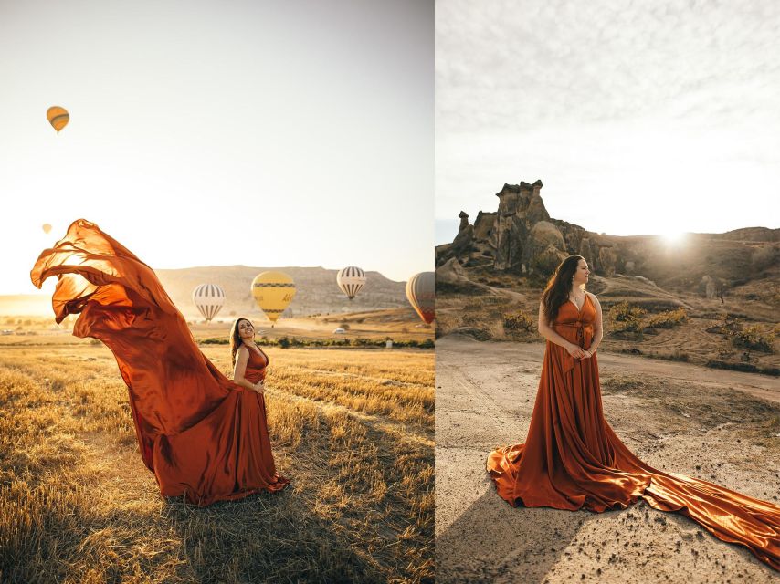 Cappadocia: Photo Shooting With Flying Dresses - Capturing the Perfect Moments