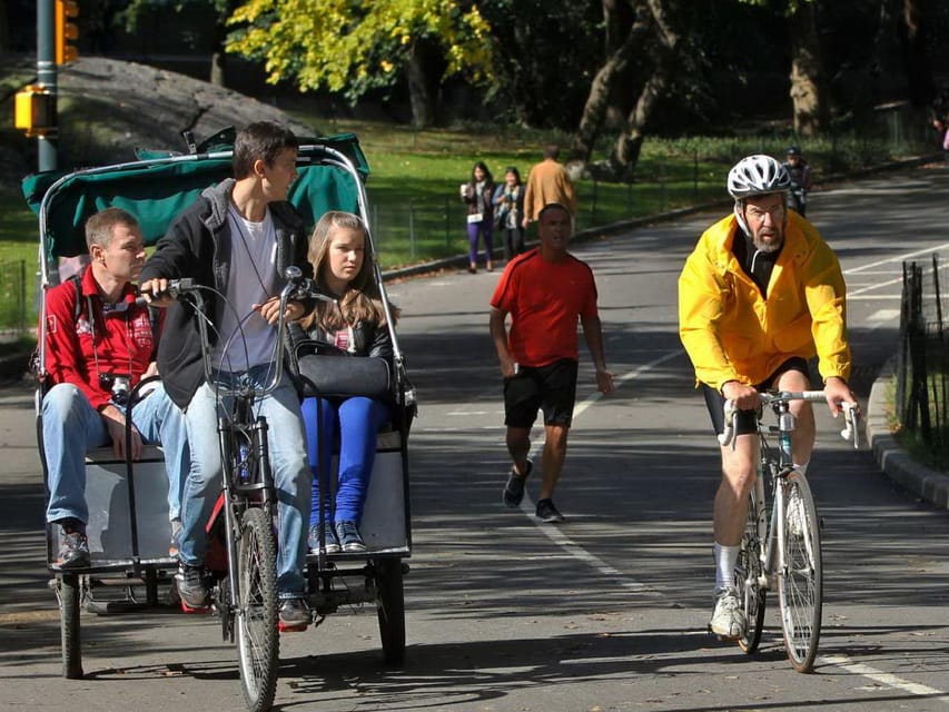 Central Park Pedicab Tours With New York Pedicab Services - Meeting Point and Arrival Time