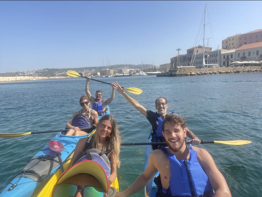 Chania: Morning Sea Kayak Tour Along the Coastline - Relaxing Break at Lazareto Island