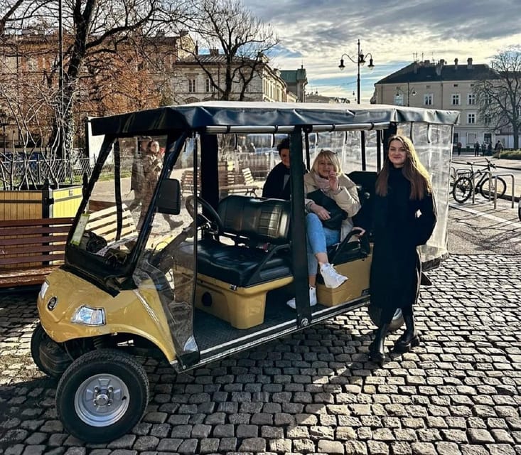 City Tour Cracow , Golf Car . Private Full Tour !! - Booking Information