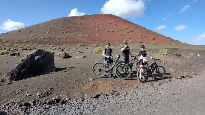 Costa Teguise: E-Bike Tour Among the Volcanoes in Lanzarote - Climbing the Impressive Volcano