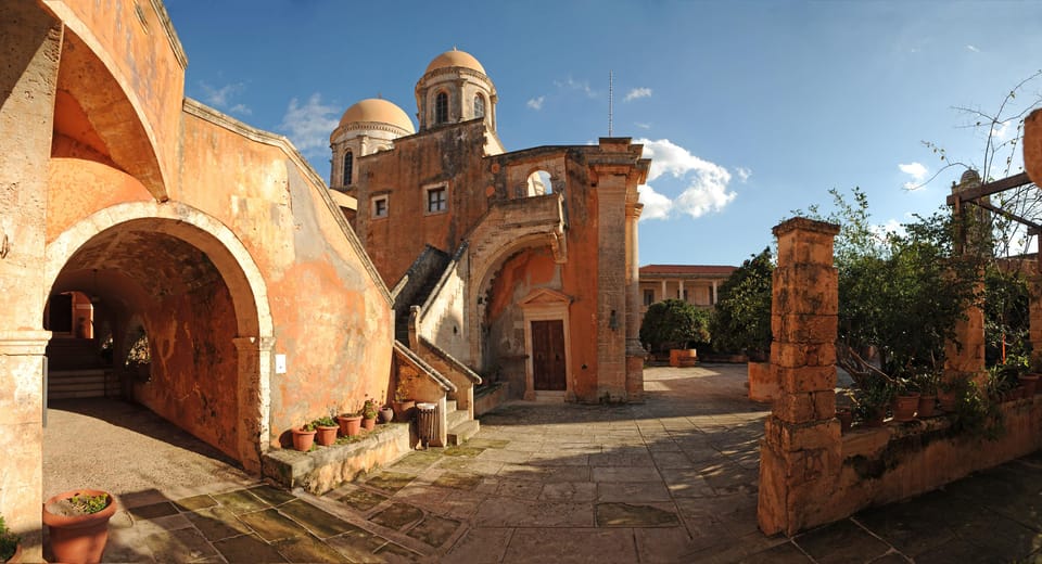 From Chania: Ag.Triada & Katholiko Monasteries | Hermit Cave - Cancellation and Payment Options