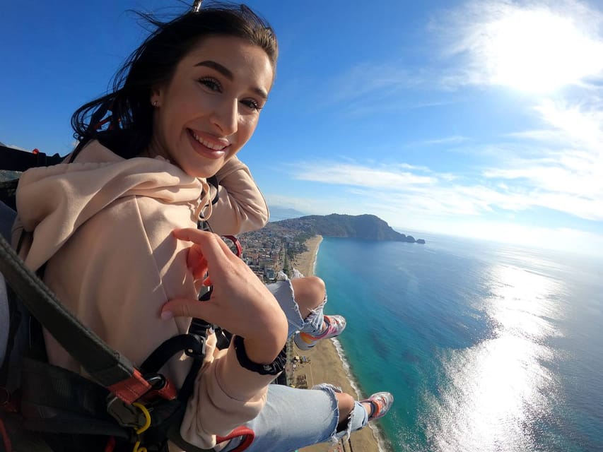 From City of Side: Alanya Tandem Paragliding W/ Beach Visit - Nearby Attractions and Beach Visit