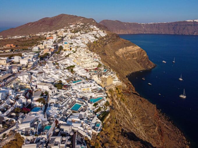 From Fira: Santorini Highlights Minibus Tour With Oia Sunset - Oia Village Sunset
