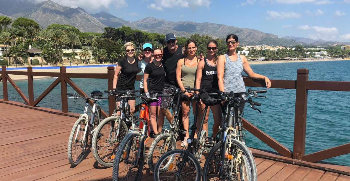 From Marbella: Guided Bicycle Tour to Puerto Banús - Historic Center Exploration