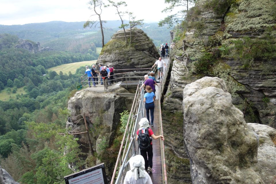 From Prague: Best of Bohemia and Saxon Switzerland Day Tour - Navigating Kamenice Gorge