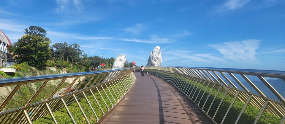 Golden Bridge -Early Morning to Avoid Crowd& Marble Mountain - Exploring Marble Mountain