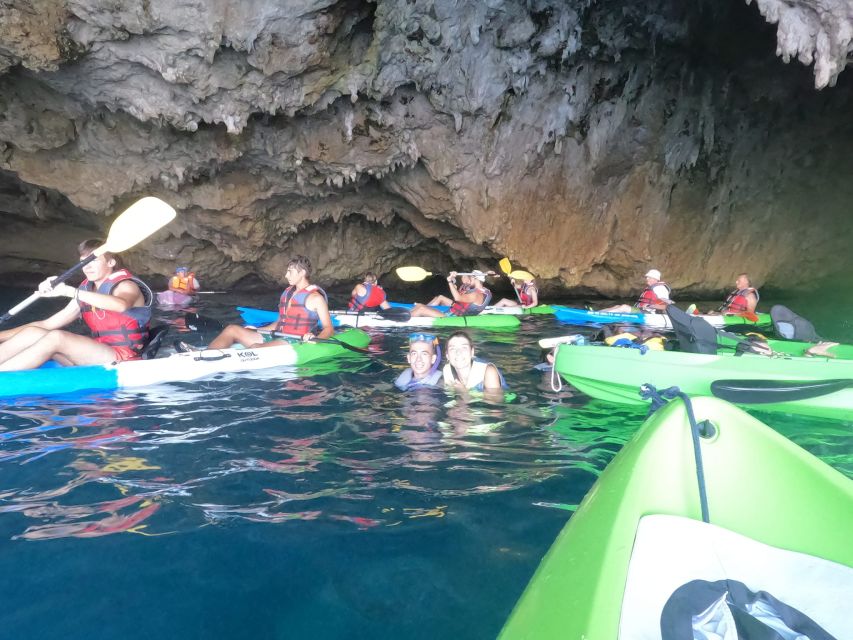 Granadella: Caló, Cova Llop Marí, and Ambolo Kayak Trip - Frequently Asked Questions