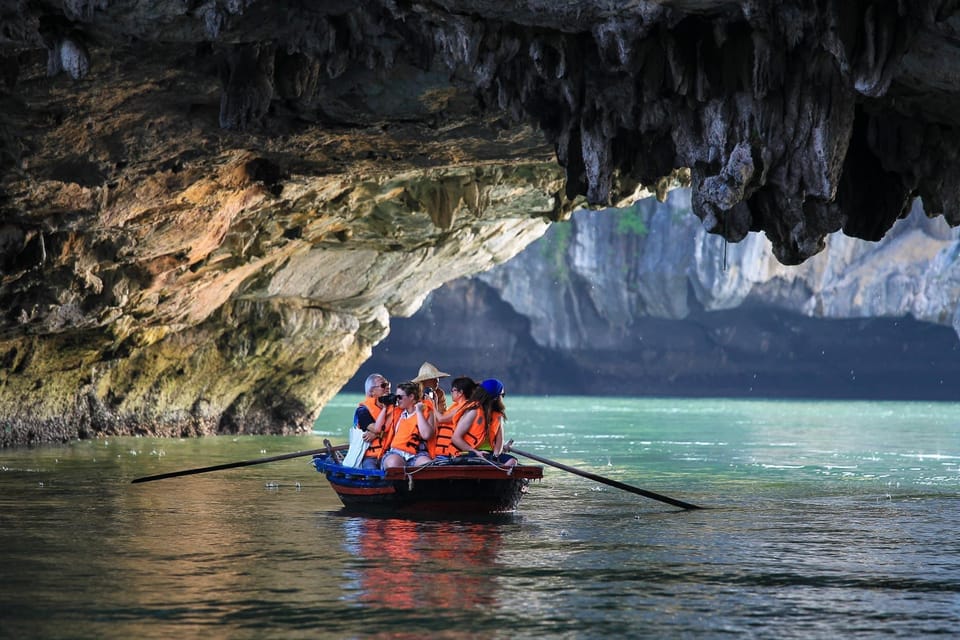 Halong Full Day Cruise: Kayak, Cave, Lunch, Beach & Island - Booking Details