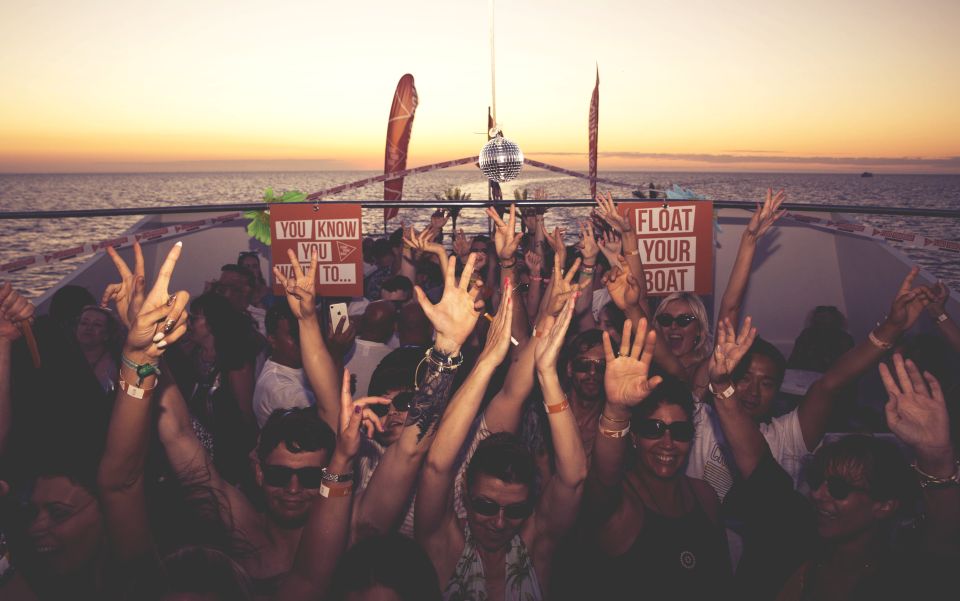 Ibiza: Sunset Boat Party Cruise With DJS - Getting to the Cruise