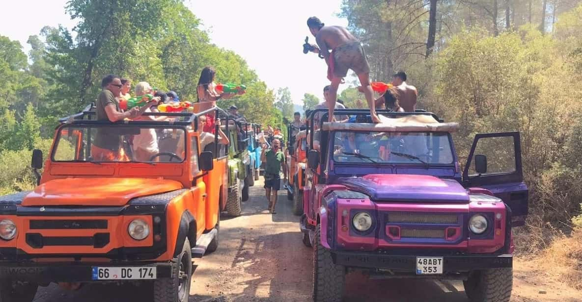 Icmeler Jeep Safari, Lunch, Water Fight, Colour & Foam Party - Pricing and Cancellation Policy